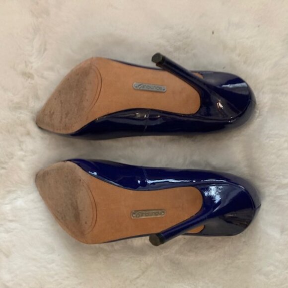 Boutique 9 Women's Blue Patent Leather High Heel Pumps (Pre Owned) - Picture 3 of 3